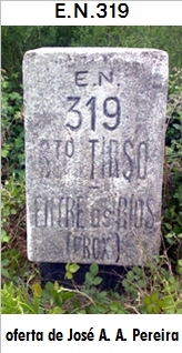E.N. 319 - Santo Tirso - Monte Crdova - Paos de Ferreira - Cristelo
 - Baltar - Sobreira - Lagares - Capela - Cabroelo - Costa